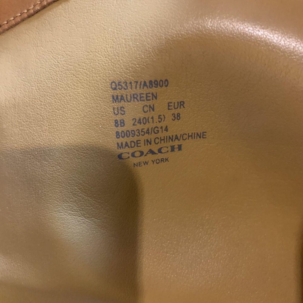 NEW Coach Maureen Riding Boots 8 - Picture 7 of 8